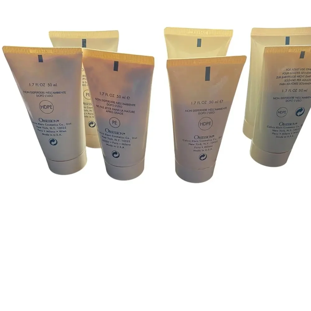 Obsession Calvin Klein Lot - Lotions, Shower Gel, Shampoo & Body Wash Lot of 7